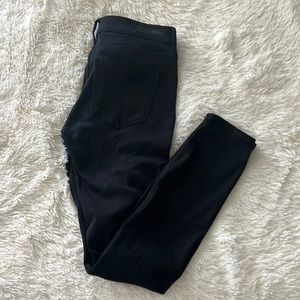 Express black wash legging jeans
